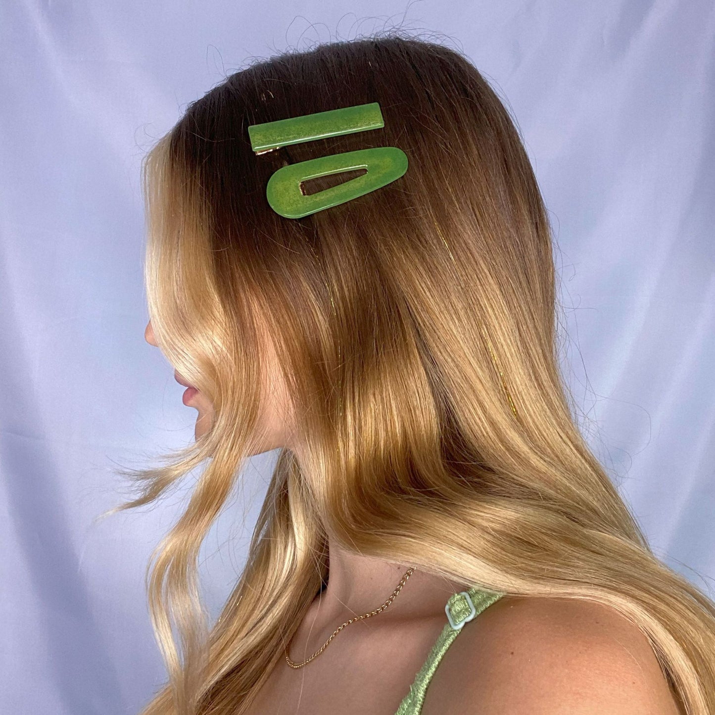 Gone Green Hair Clip