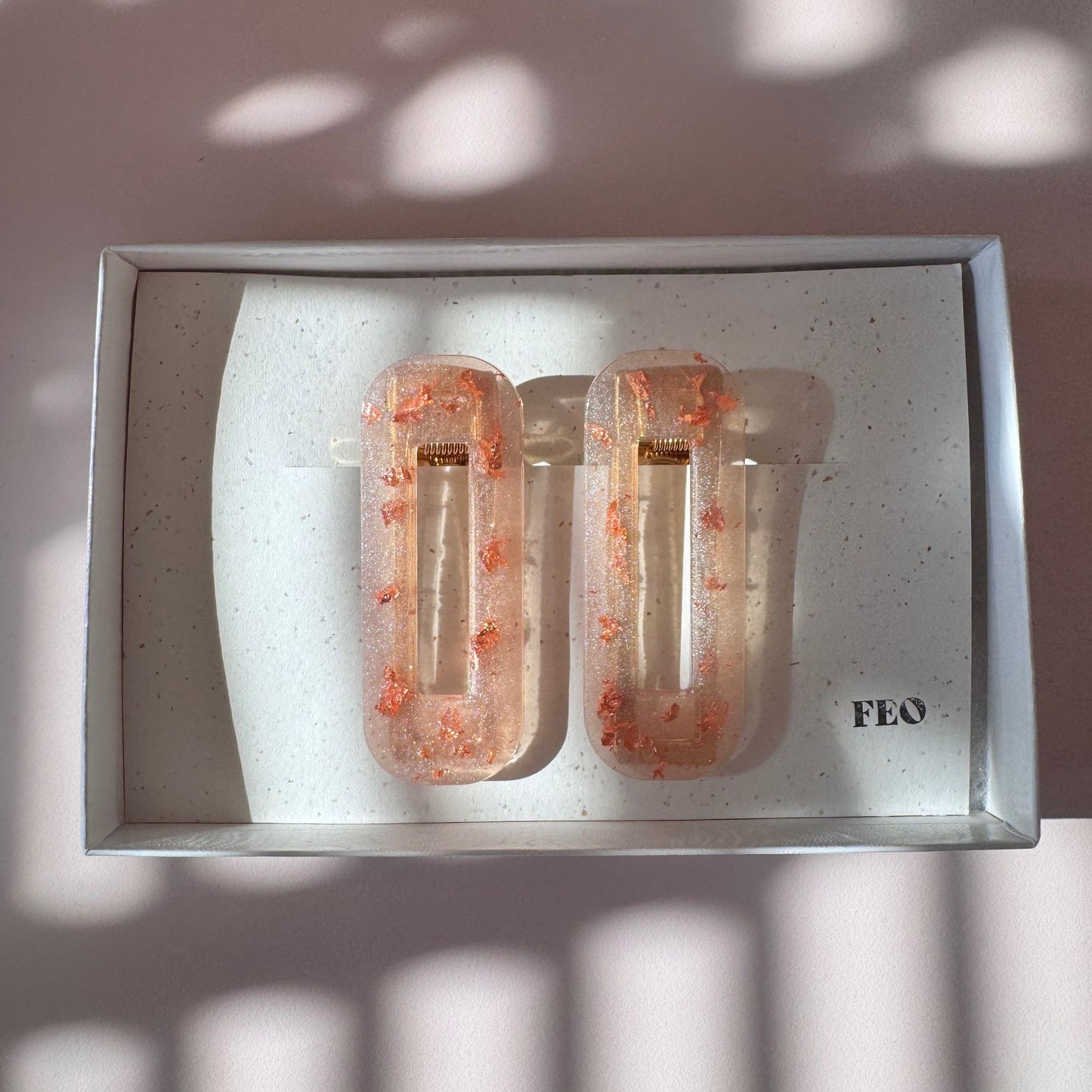 Copper Leaf Hair Clip